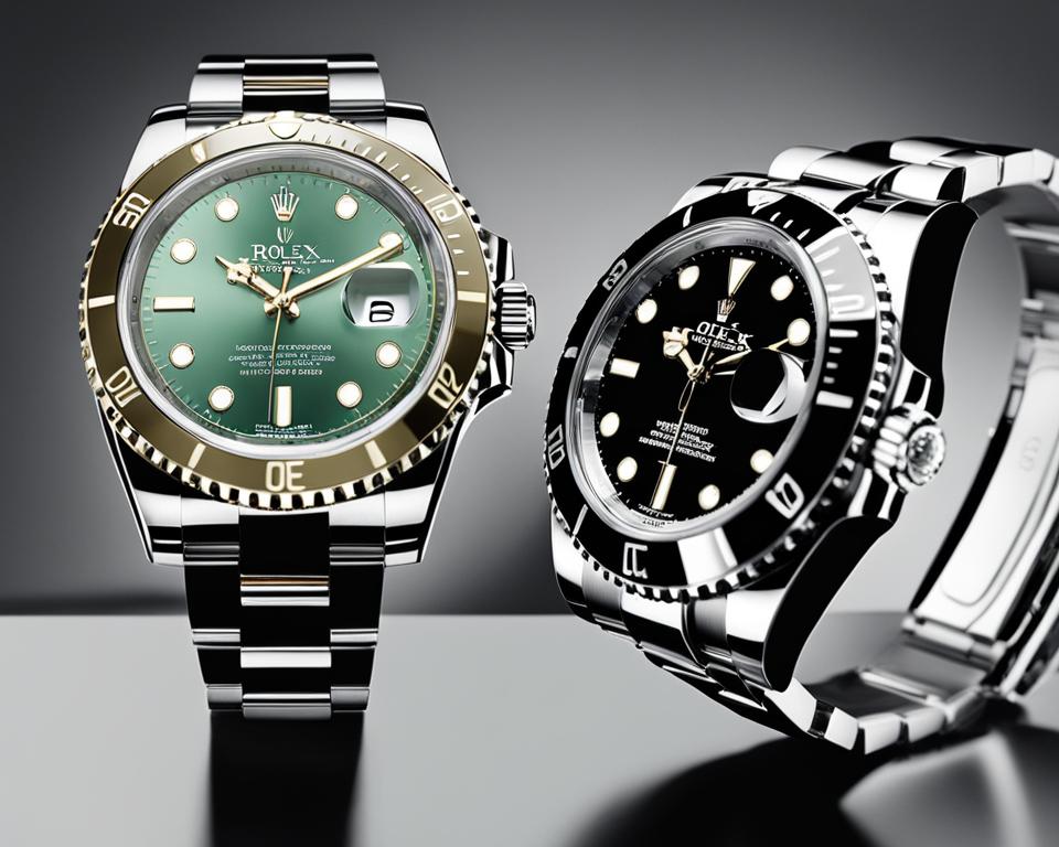 Datejust vs Submariner price comparison